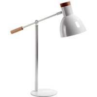 Tischlampe aus Metall in Weiß von 4Home