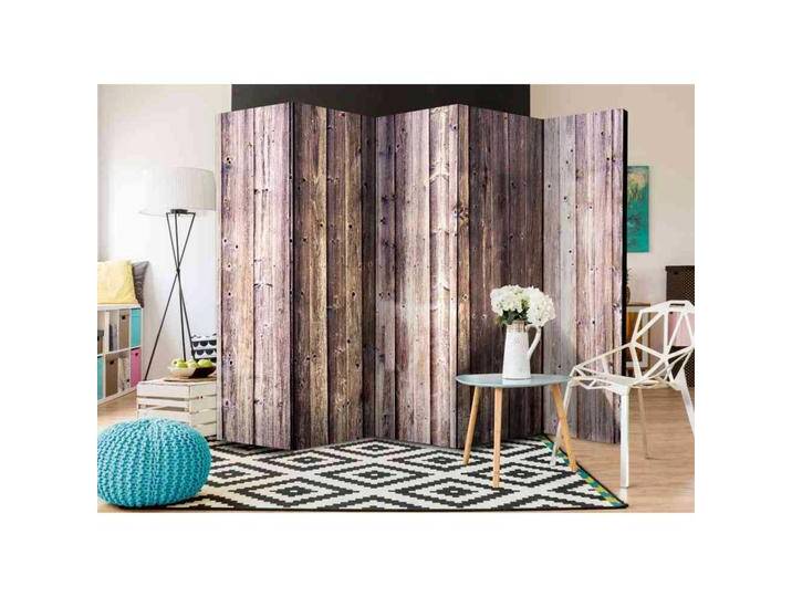 Trennwand Paravent in Altholz Bretter Optik 225 cm breit von 4Home