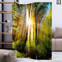 Trennwand Paravent in Bunt Wald Motiv von 4Home