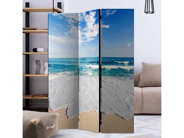 Trennwand blickdicht mit Strand Motiv modernem Design Trennwand blickdicht mit Strand Motiv modernem Design von 4Home