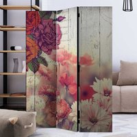 Umkleide Sichtschutz in Bunt XL Blumen Motiv von 4Home