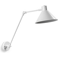 Verstellbare Metall Wandlampe in Weiß Skandi Design von 4Home