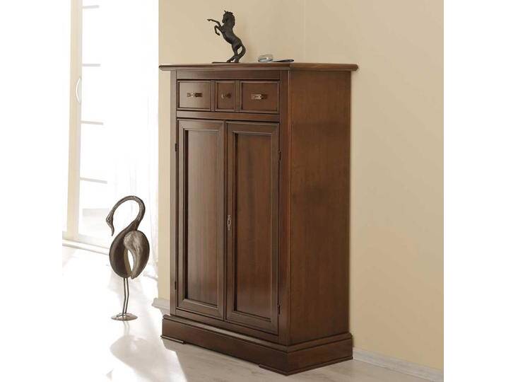 Vertiko Vertiko Schrank mit Drehtüren und Metallgriffen von 4Home
