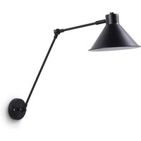 Wandlampe einstellbar in Schwarz Metall von 4Home