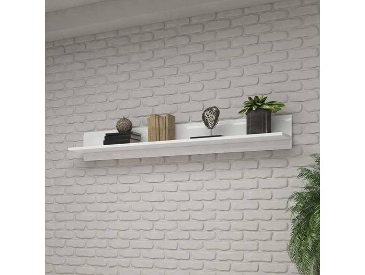 Weisses Wandboard in Hochglanz 160 cm breit - 22 cm hoch von 4Home