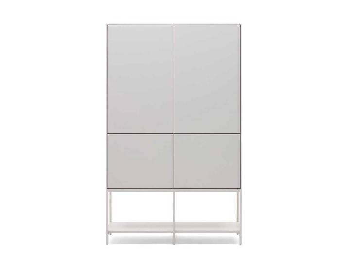 Weißes Wohnzimmer Highboard in modernem Design Drehtüren von 4Home