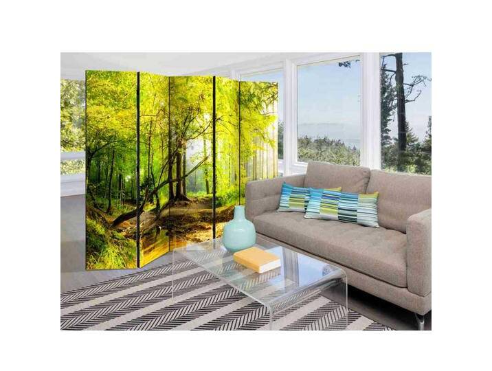 Wohnzimmer Paravent mit Wald Motiv modern Wohnzimmer Paravent mit Wald Motiv modern von 4Home