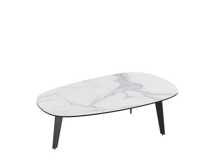 Wohnzimmertisch Sofa Tisch in Marmor Optik mit Keramik Oberfläche von 4Home