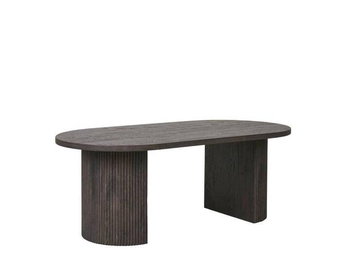 Wohnzimmertisch Sofatisch in Dunkelbraun und modernem Design von 4Home
