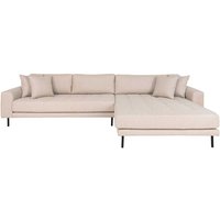 XL Couchlandschaft in Beige Stoff 290x170 cm von 4Home