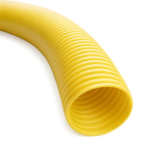 4INSTALATOR Drainagerohr DN100 5m gelb PVC-U ohne Löcher | Entwässerungssystem Abflussrohr Drainageschlauch Entwässerungsrohr Drainrohr Drainage Entwässerung | Wellrohr ungelocht von 4INSTALATOR