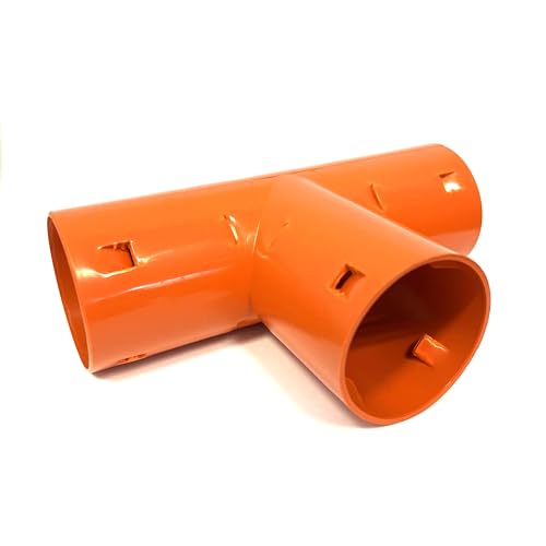 Drainage T Stück DN 50 PP Dränage Verbinder für Drainagerohr Entwässerung System von 4INSTALATOR