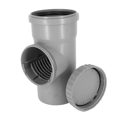 Fallrohrfilter DN 100 Ø 110 mm Grau Revisionsrohr mit Sieb Regenrohrfilter Dachrinnenfilter Reinigungsrohr Entwässerungssystem Fallrohr Dachrinnen Regenwasser Verbinder | Polypropylen Fallrohrfilter DN 100 Ø 110 mm Grau Revisionsrohr mit Sieb Regenrohrfilter Dachrinnenfilter Reinigungsrohr Entwässerungssystem Fallrohr Dachrinnen Regenwasser Verbinder | Polypropylen von 4INSTALATOR