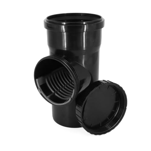 Fallrohrfilter DN 100 Ø 110 mm Schwarz Revisionsrohr mit Sieb Regenrohrfilter Dachrinnenfilter Reinigungsrohr Entwässerungssystem Fallrohr Dachrinnen Regenwasser Verbinder | Polypropylen Fallrohrfilter DN 100 Ø 110 mm Schwarz Revisionsrohr mit Sieb Regenrohrfilter Dachrinnenfilter Reinigungsrohr Entwässerungssystem Fallrohr Dachrinnen Regenwasser Verbinder | Polypropylen von 4INSTALATOR