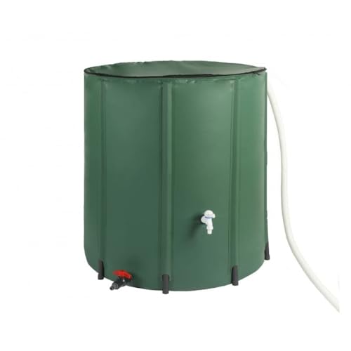 4IQ Group Faltbare Regentonne 380 Liter - Regenfass mit Oberem Wasserhahn und Unterem Ablauf - Regentank Garten - Regenwasserbehälter Wetterfest 4IQ Group Faltbare Regentonne 380 Liter - Regenfass mit Oberem Wasserhahn und Unterem Ablauf - Regentank Garten - Regenwasserbehälter Wetterfest von 4IQ Group