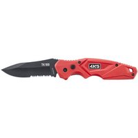 4K5 Tools TK 100 DropPoint Knife 600.100A Klappmesser mit Holster Rot, Schwarz von 4K5 Tools