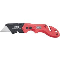 4K5 Tools TK 300 Insert Blade Knife 600.300A Klappmesser mit Holster Rot, Schwarz von 4K5 Tools