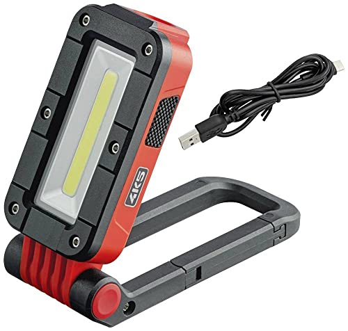 4K5 Tools Arbeitslampe WL 380 (LED-Lampe, Leuchtkraft 280 lm / 380 lm, Spotlicht + Flutlicht, drei Leuchtstufen, Arbeitsleuchte, aufladbar über USB-C) von 4K5