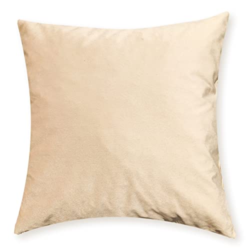 4L Textil Dekokissen 40x40 Garten Kissen Gartenbankauflage Hollywoodschaukeln Bankauflage Bankkissen (Kissen(40x40 cm),Beige) von 4L Textil