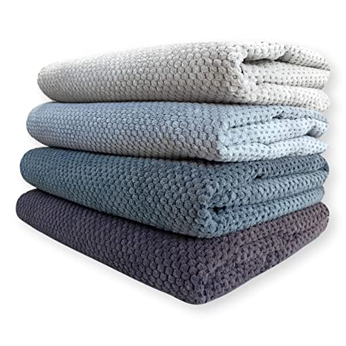 4L Textil Teo Kuscheliges Hundebett Bezug abnehmbar und waschbar Hundekorb mittelgroße Hunde Hundekissen flauschig Hundekörbchen Hundesofa (Ersatzbezug(80x60 cm), Braun) von 4L Textil