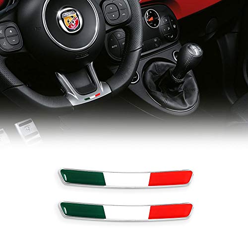 4R Quattroerre.it 14171 3D Aufkleber Italien für Lenkrad Fiat 500 Abarth 2er Set HQ 8x49mm 4R Quattroerre.it 14171 3D Aufkleber Italien für Lenkrad Fiat 500 Abarth 2er Set HQ 8x49mm von 4R Quattroerre.it
