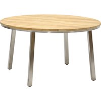 4Seasons Maison Tisch Edelstahl/Teak Ø135 cm von 4Seasons