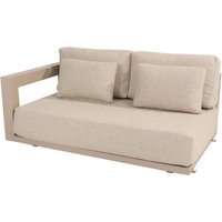 4Seasons Metropolitan 2.5 Sitzer Sofa Armlehne rechts, latte mit 5 Kissen von 4Seasons