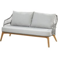 4Seasons Sempre 2,5 Loungesofa Silver grey inkl. 4 Kissen von 4Seasons