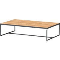 4Seasons Strada Beistelltisch Teak natur, 120 x 70 x 30 cm Alu Beine von 4Seasons