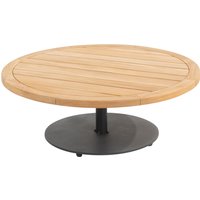 4Seasons Volta Anthrazit Kaffe-Tisch Teak Natur Rund von 4Seasons