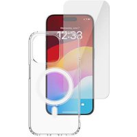 4Smarts 360° Protection Set Backcover Apple iPhone 15 Plus Transparent Induktives Laden von 4Smarts