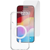 4Smarts 360° Protection Set Backcover Apple iPhone 15 Pro Max Transparent Induktives Laden von 4Smarts