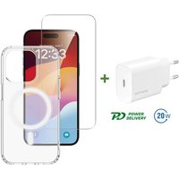 4Smarts 3in1 Starter Set Backcover Apple iPhone 15 Pro Transparent MagSafe kompatibel 4Smarts 3in1 Starter Set Backcover Apple iPhone 15 Pro Transparent MagSafe kompatibel von 4Smarts