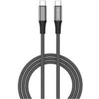 4Smarts PremiumCord 100W Handy, Notebook Kabel [1x USB-C® - 1x USB-C®] 1.5m Schwarz, Grau von 4Smarts