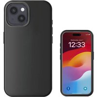 4Smarts Silikon Case Backcover Apple iPhone 15 Schwarz MagSafe kompatibel von 4Smarts