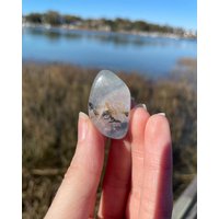 Dendritic Blue & Clear Fluorit Tumble von 4TheLoveOfCrystalsNC