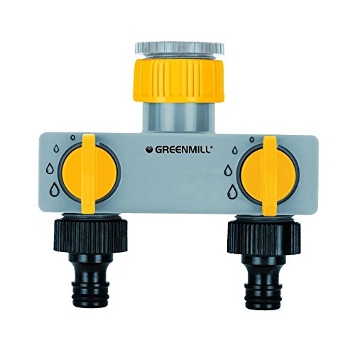 2-Wege Wasserverteiler Schlauchverteiler Verteiler Schlauch Hahnstück 1" 3/4" 2-Wege Wasserverteiler Schlauchverteiler Verteiler Schlauch Hahnstück 1" 3/4" von 4U-Onlinehandel