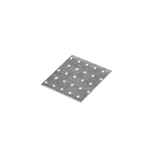 Lochplatte Flachverbinder Holzverbinder Nagelplatte Lochblech Verbinder 10x10cm von 4U-Onlinehandel