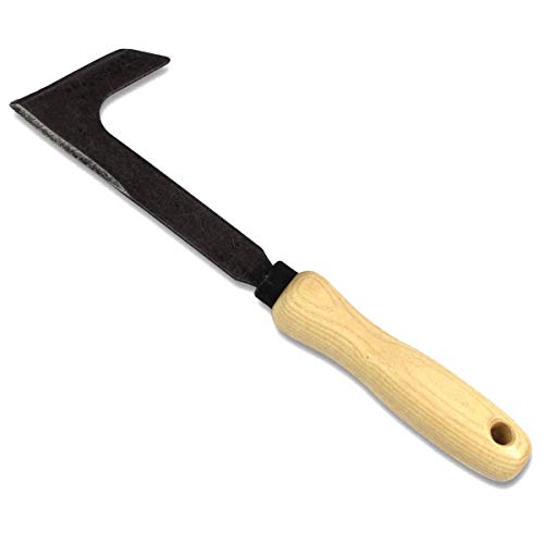 4betterdays.com NATURlich leben! Fugenmesser/Unkrautmesser mit Eschenholzstiel - Stiellänge: 14 cm, Gewicht: 120 gr - Handgeschmiedet in Deutschland von 4betterdays.com NATURlich leben!