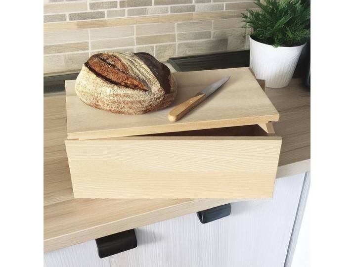 Edler Brotkasten mit integriertem Schneidebrett Esche L 33 x B 21 x H 13 cm beidseitig öffenbar metallfrei Handgemacht in Deutschland Edler Brotkasten mit integriertem Schneidebrett Esche L 33 x B 21 x H 13 cm beidseitig öffenbar metallfrei Handgemacht in Deutschland von 4betterdays