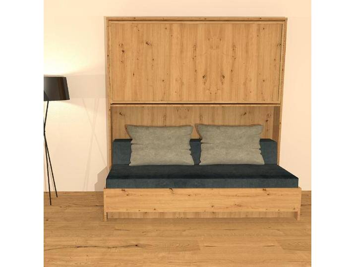 Gastro & Hotel - Multifunktionales Klappbett Schrankbett Stockbett Plano Cube Sofa und Zusatzbett inkl. Matratzen robustes Design TÜV gepr von 4betterdays