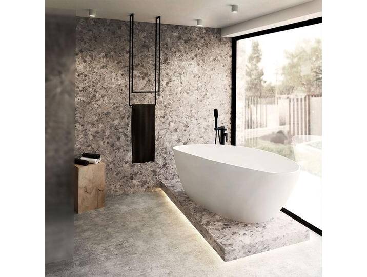 Handtuchhalter zweiläufig hängend 'Liam' Metallhohlrohr lackiert B 40 oder 50 x T 20 x H 110 oder 130 cm Gold oder Schwarz Manufactured in Eur von 4betterdays