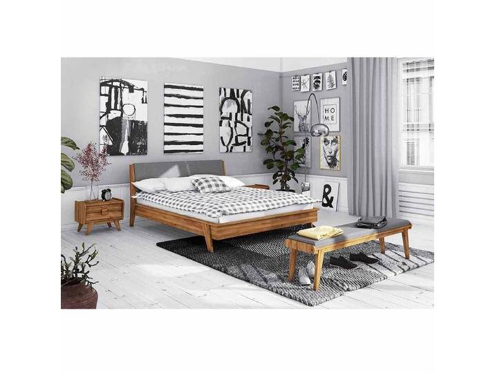 Hochwertiges Massivholzbett 'Soft' gepolstertes Kopfhaupt verschiedene Ausführungen Kernbuche oder Wildeiche geölt Echte Handarbeit Hochwertiges Massivholzbett 'Soft' gepolstertes Kopfhaupt verschiedene Ausführungen Kernbuche oder Wildeiche geölt Echte Handarbeit von 4betterdays