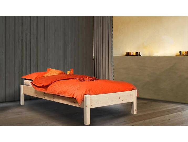 Klassisches Einzelbett 'Dream Base' B 90 x L 200 cm verschieden Holzarten Made in Südtirol von 4betterdays