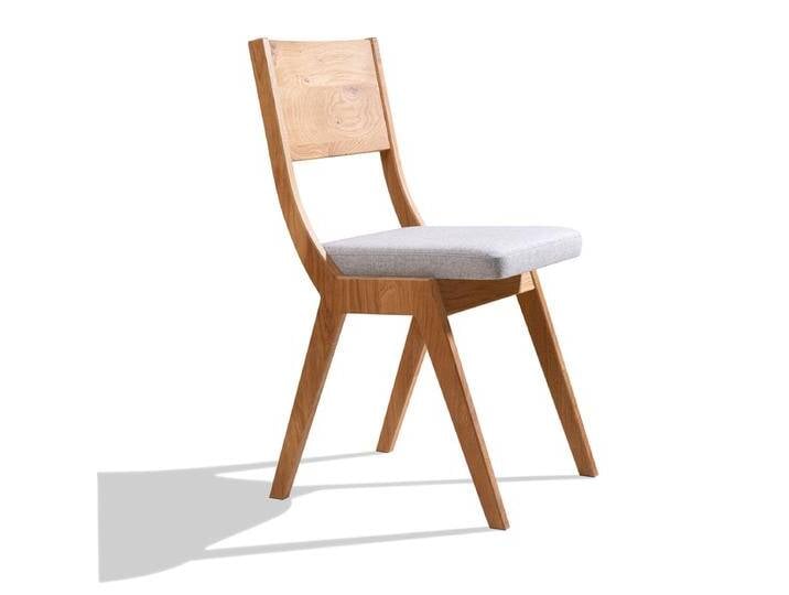 Schlichter Massivholzstuhl 'Simple' mit Polsterung äußerst stabiles Handwerk aus Südtirol in verschiedenen Holzarten Schlichter Massivholzstuhl 'Simple' mit Polsterung äußerst stabiles Handwerk aus Südtirol in verschiedenen Holzarten von 4betterdays