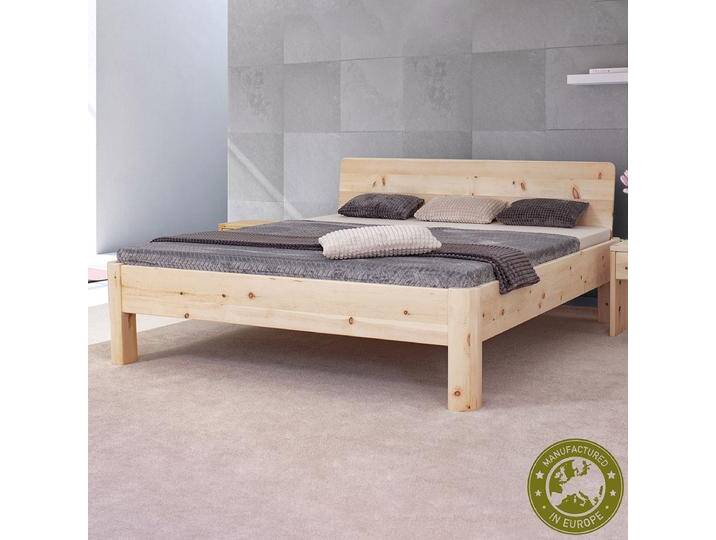 Vollholzbett aus Zirbe 'Zora' metallfrei modern Arve 180 x 200 140 x 200 200 x 210 von 4betterdays