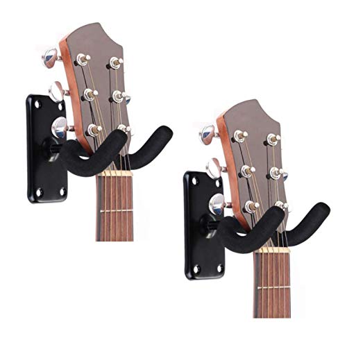 4boarder® GUITARy 2x Gitarrenhalter Skateboardhalterung Longboard Gitarrenwandhalterung Wand-Halterung Wand-Halter E-Gitarre Akustikgitarre Ukulele Geige Violine Surfskate von 4boarder