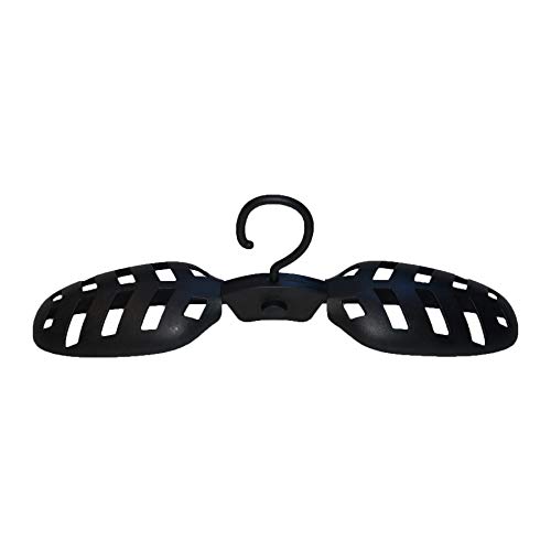 4boarder® HANGy schwarz Kleiderbügel Mehrzweck Bügel für Neoprenanzüge Tauchanzüge Shortys zusammenklappbar von 4boarder