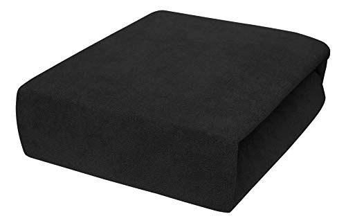 SPANNBETTLAKEN MIT NEUSTER TECHNIK HERGESTELLT mit Gummizug Frottee Frotte 80x160, 80x180, 80x200-23 Farben 80x180, Schwarz SPANNBETTLAKEN MIT NEUSTER TECHNIK HERGESTELLT mit Gummizug Frottee Frotte 80x160, 80x180, 80x200-23 Farben 80x180, Schwarz von 4myBaby GmbH