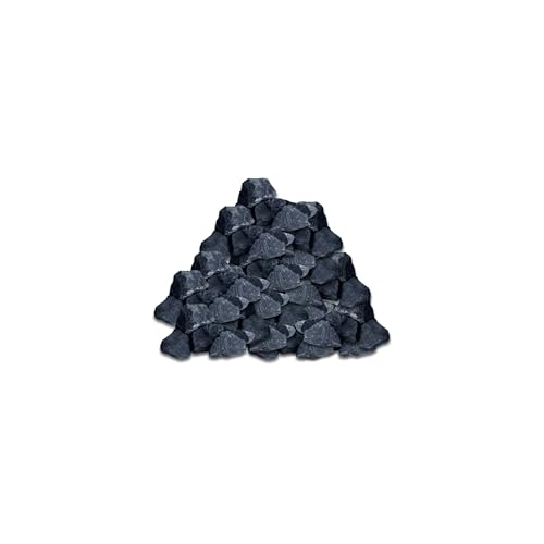 Best For Garden Basaltsplitt 11-16 mm - Ziersplitt aus schwarzem Basalt, vielseitig verwendbar in Garten, Hof & Wegen, gewaschen & naturbelassen, Deko- und Teichkies (25) von 4myBaby GmbH